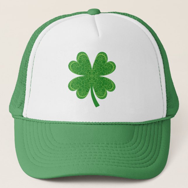 Gorra De Camionero El verde del Día de San Patricio (Anverso)