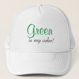 Gorra De Camionero El verde es mi cita de color