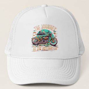 Gorra De Camionero El viaje es el destino: la motocicleta vintage