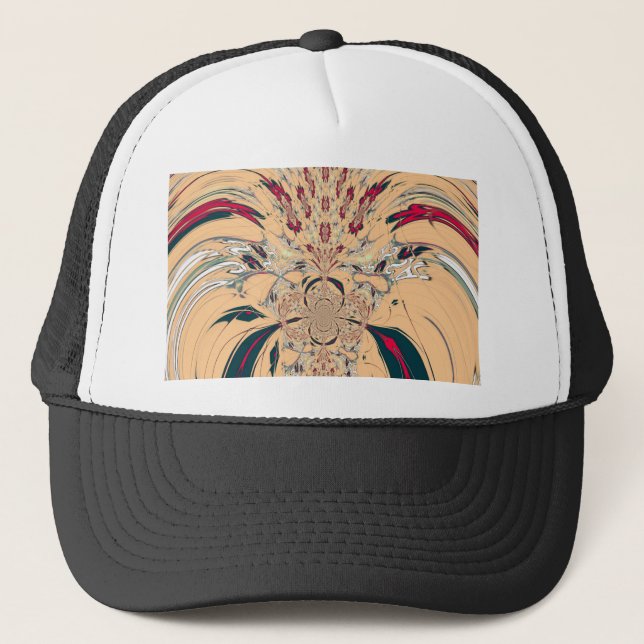 Gorra De Camionero El vibrante Kaleidoscope africano: Un delicioso vi (Anverso)