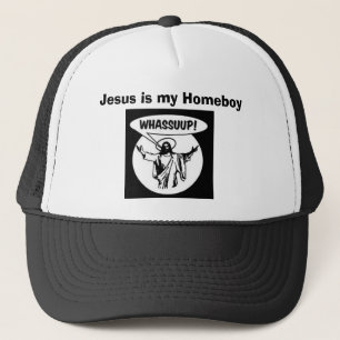 Gorra De Camionero el whassupjesus_lrg, Jesús es mi Homeboy
