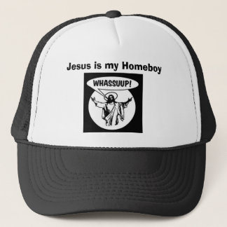 Gorra De Camionero el whassupjesus_lrg, Jesús es mi Homeboy