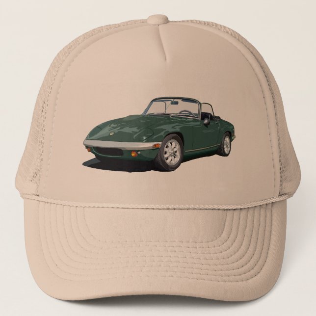 Gorra De Camionero Elan Verde S4 (Anverso)