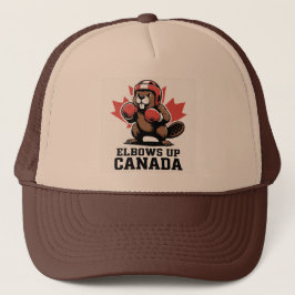 Gorra De Camionero Elbows Up Canada Orgulloso