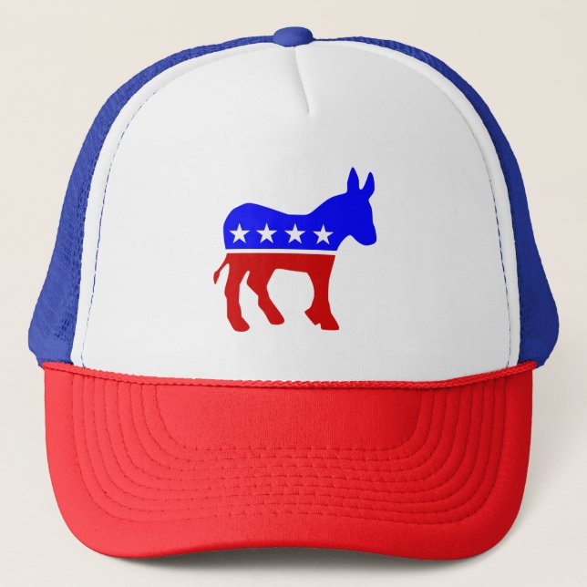 Gorra De Camionero elección de demócrata de burro (Anverso)