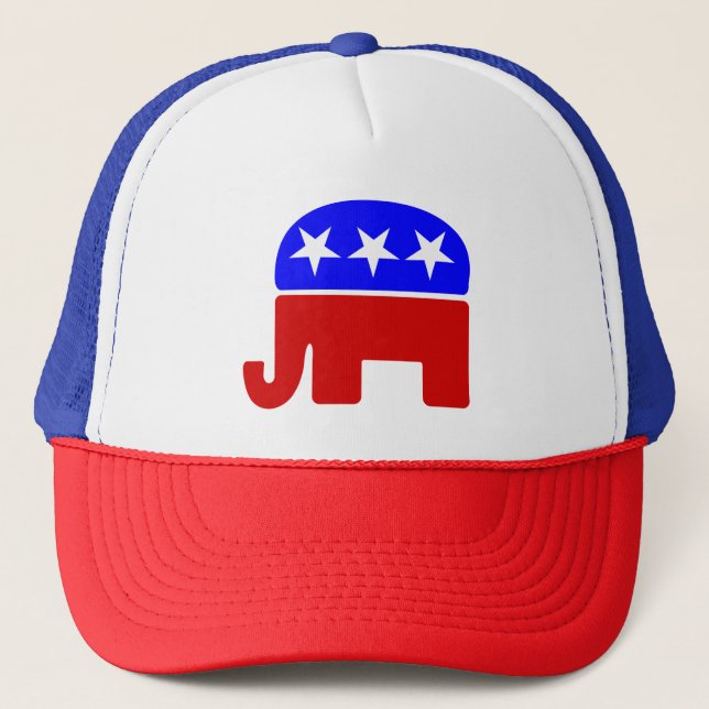 Gorra De Camionero elección de la política de elefantes republicanos (Anverso)