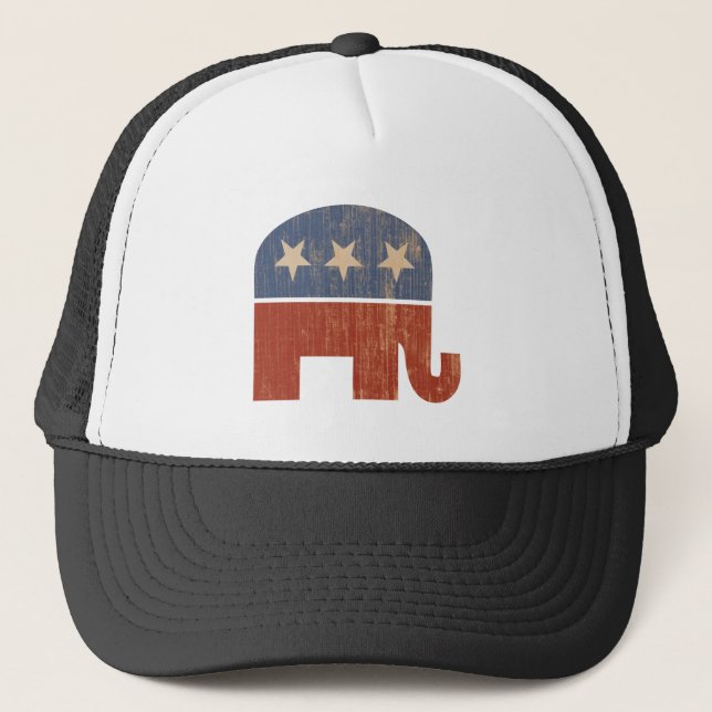 Gorra De Camionero Elección republicana 2012 del elefante (Anverso)
