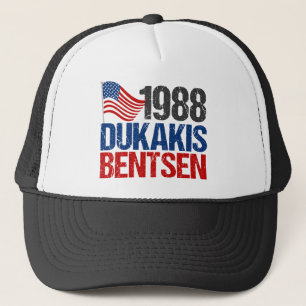 Gorra De Camionero Elecciones de la época de Dukakis Bentsen 1988