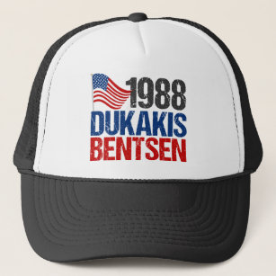 Gorra De Camionero Elecciones de la época de Dukakis Bentsen 1988