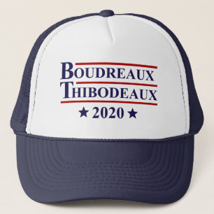 Gorra De Camionero Elecciones en Luisiana 2020 en Boudreaux y Thibode