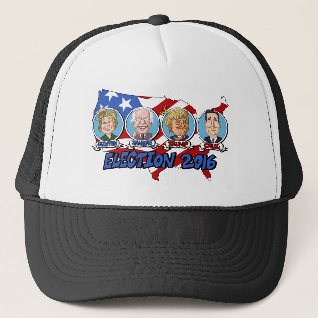 Gorra De Camionero Elecciones presidenciales de 2016 (Anverso)