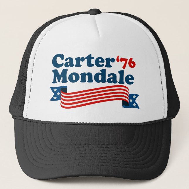 Gorra De Camionero Elecciones retro de Carter Mondale '76 (Anverso)
