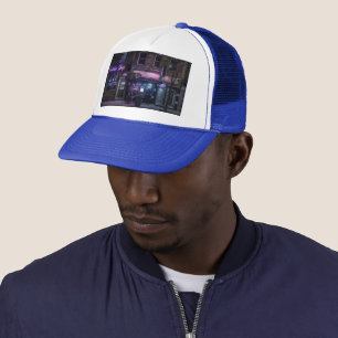 Gorra De Camionero Electric Lounge Series, Cadillac Neon