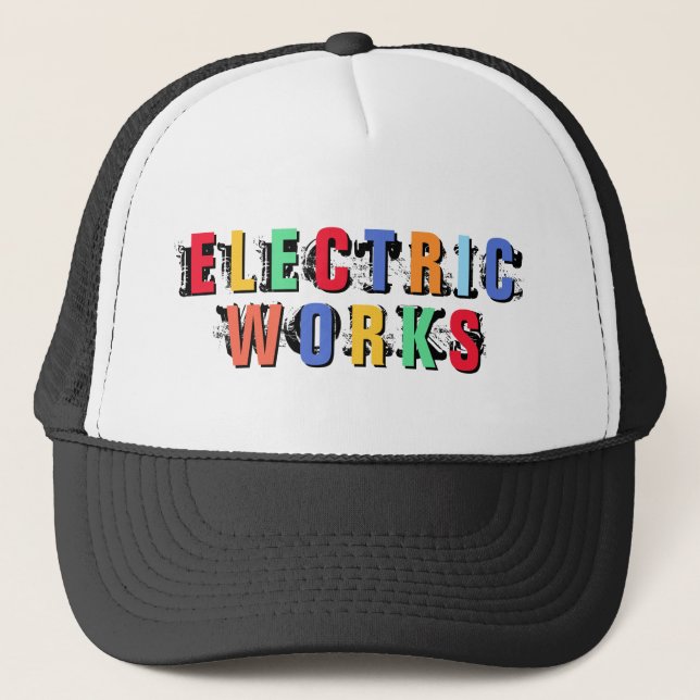 Gorra De Camionero Electric Works™ Messed Up Trucker Hat (Anverso)
