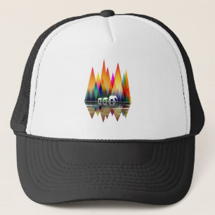 GORRA DE CAMIONERO ELEFANTE ARCO IRIS DE MONTAÑA