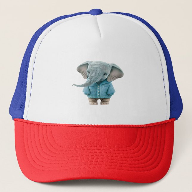 Gorra De Camionero Elefante bebé (Anverso)