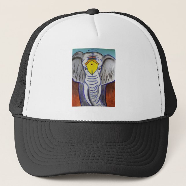 Gorra De Camionero Elefante blanco (Anverso)