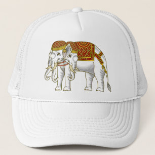 Gorra De Camionero Elefante blanco tailandés de Erawan