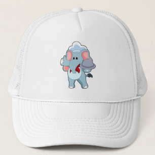 Gorra De Camionero Elefante como agua con bandeja