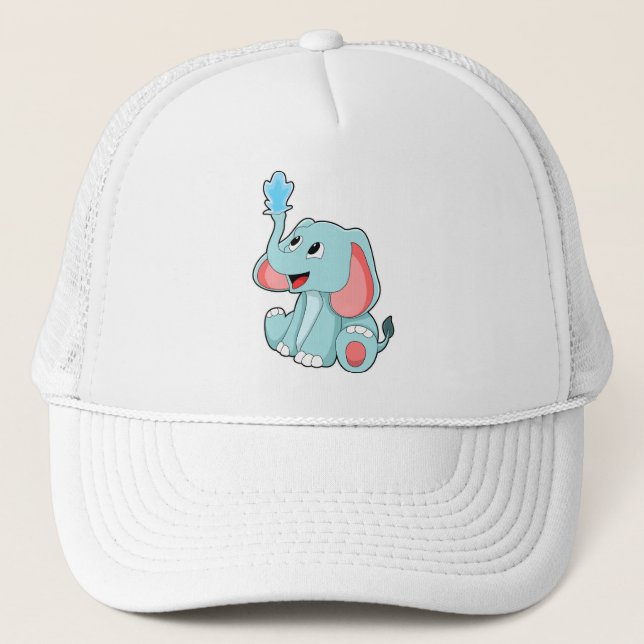 Gorra De Camionero Elefante con agua (Anverso)