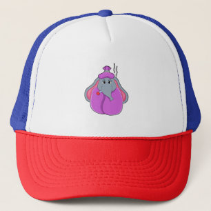 Gorra De Camionero Elefante con termómetro de Fiebre