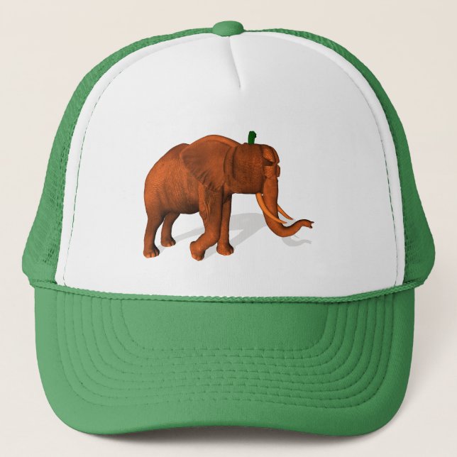 Gorra De Camionero Elefante de Halloween (Anverso)