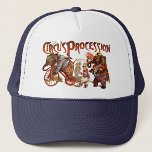 Gorra De Camionero Elefante de la procesión del circo