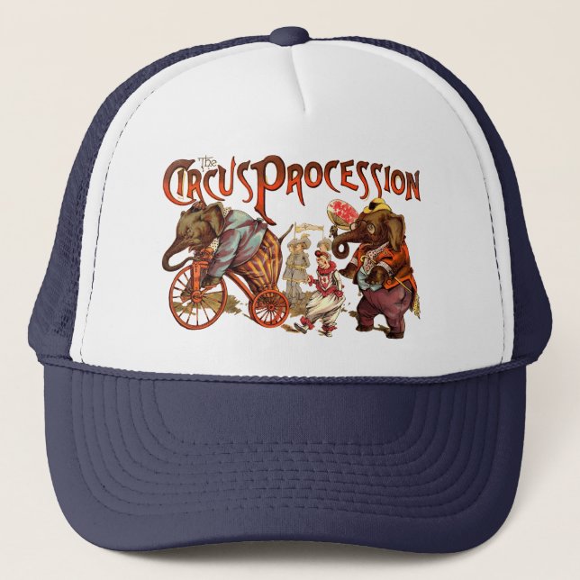 Gorra De Camionero Elefante de la procesión del circo (Anverso)