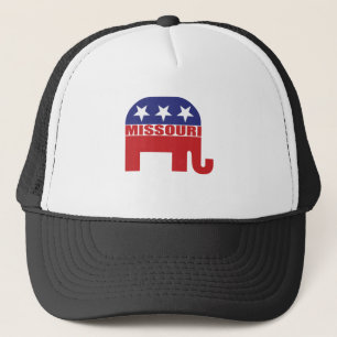 Gorra De Camionero Elefante del republicano de Missouri