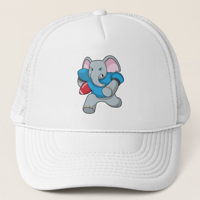 Gorra De Camionero Elefante en el fútbol con equipo (Anverso)