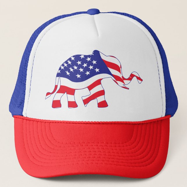 Gorra De Camionero Elefante-FLAG (Anverso)
