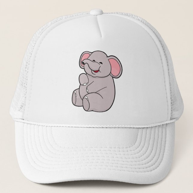 Gorra De Camionero Elefante gracioso (Anverso)