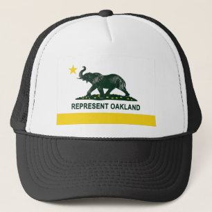Gorra De Camionero Elefante (ligero) 2 de la bandera del estado de