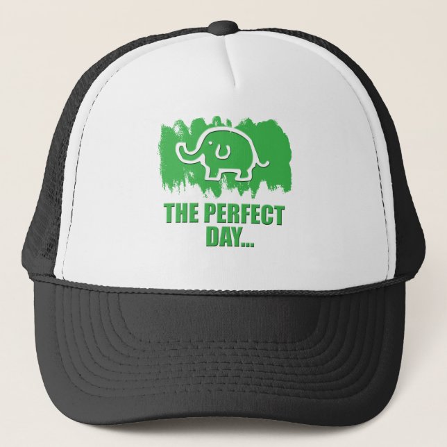 Gorra De Camionero elefante lindo (Anverso)
