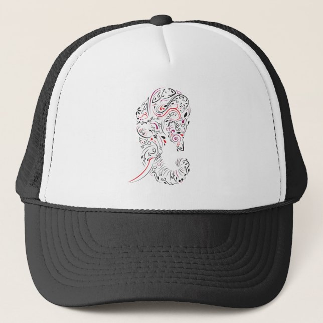Gorra De Camionero elefante ornamental (Anverso)