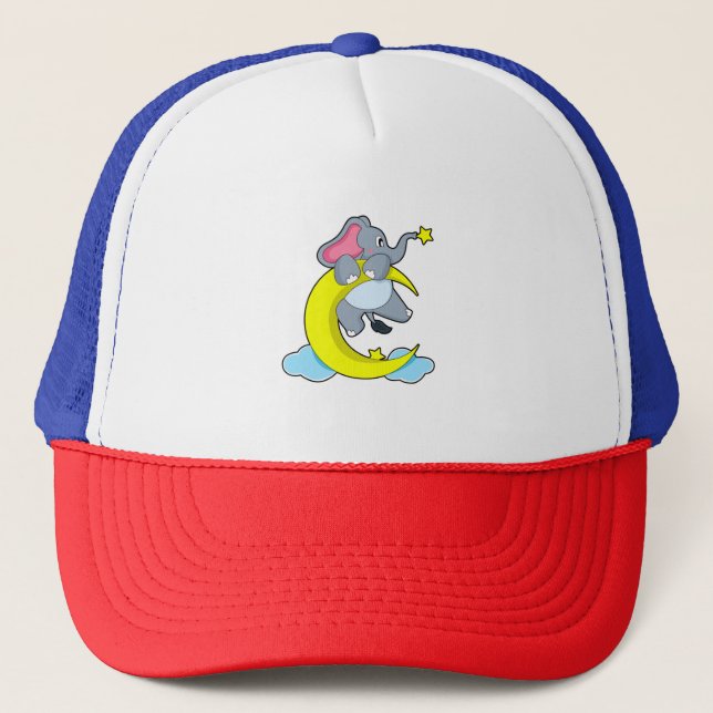 Gorra De Camionero Elefante sobre las nubes (Anverso)