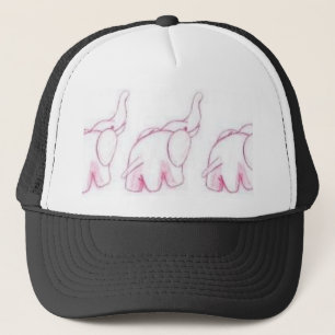 Gorra De Camionero Elefantes rosados en desfile