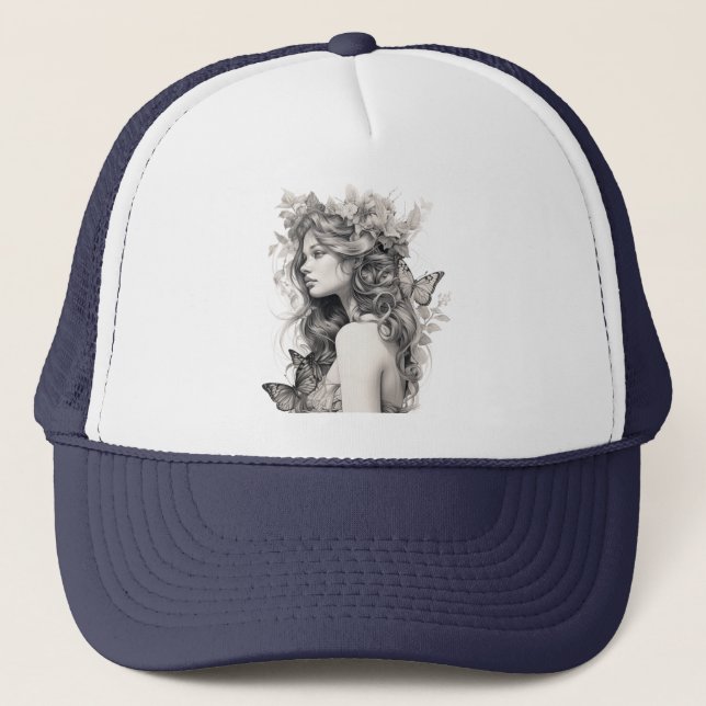 Gorra De Camionero Elegant Personalized Custom Modern simple (Anverso)