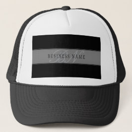 Gorra De Camionero Elegante Guión Editable Nombre comercial/otro text