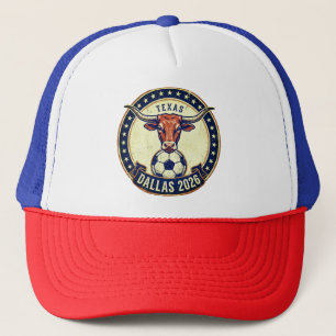 Gorra De Camionero Elegante insignia de fútbol americano Longhorn de 