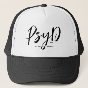 Gorra De Camionero Elegante Médico de Psicología en PsyD