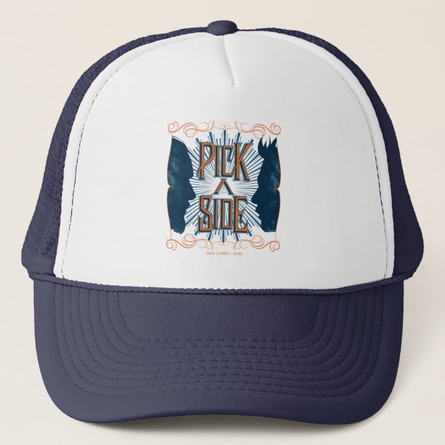 Gorra De Camionero Elegir un lado (Anverso)