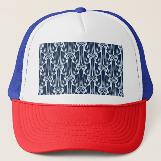 Gorra De Camionero Elementos geométricos: Patrón moderno estilizado (Anverso)