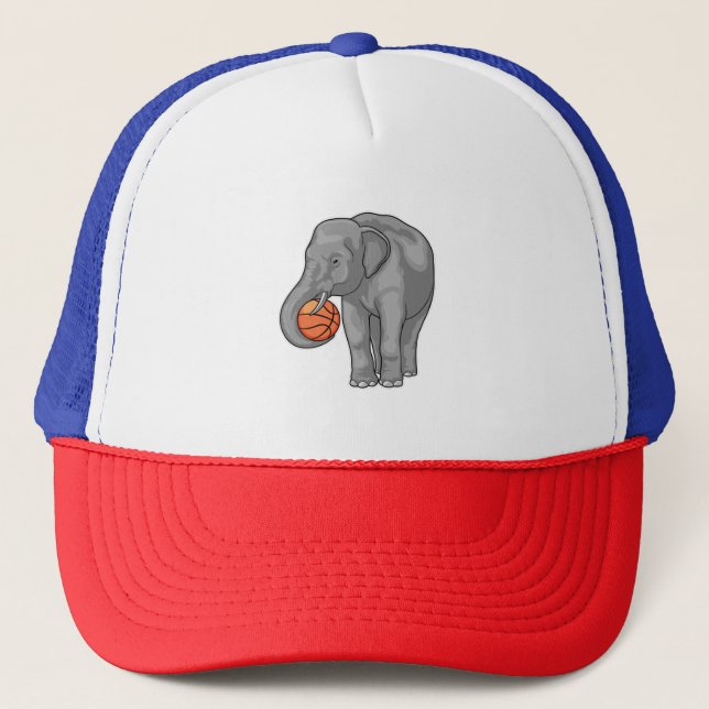 Gorra De Camionero Elephant Baloncesto (Anverso)