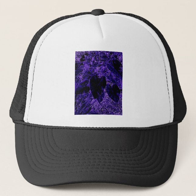 Gorra De Camionero Elephant Ear Leaf Deepest Purple (Anverso)