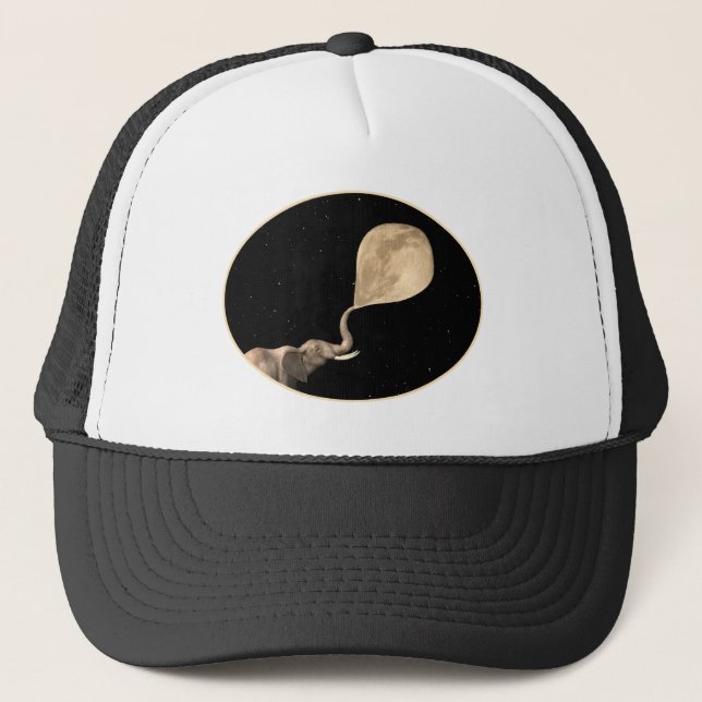 Gorra De Camionero Elephants Make Full Moon (Anverso)