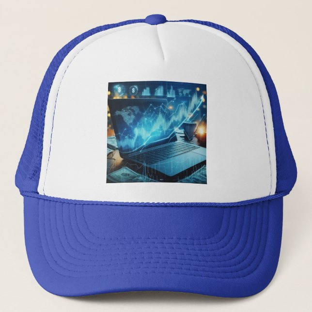 Gorra De Camionero Elevar tu espacio con arte inspirado en el comerci (Anverso)