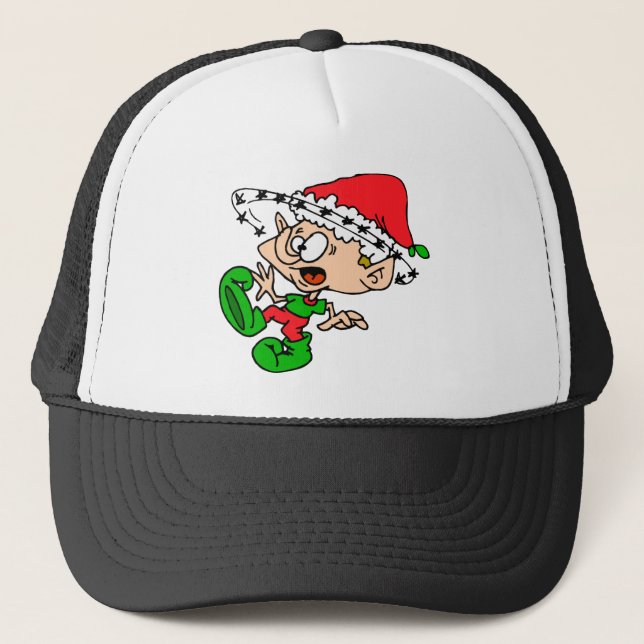 Gorra De Camionero Elf abrumado (Anverso)