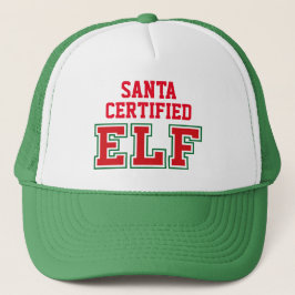 Gorra De Camionero Elf certificado por Santa