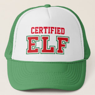 Gorra De Camionero Elf de Navidades certificados